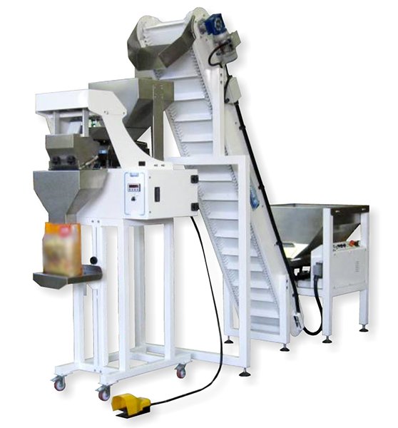 Conditionneuse doseuse verticale semi-automatique pour pâtes sèches