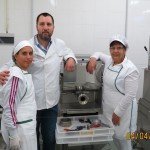 Il nostro tecnico con il personale del pastificio