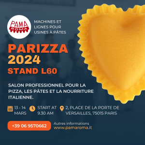 La technologie des pâtes au salon de Paris avec PAMA PARSI MACCHINE