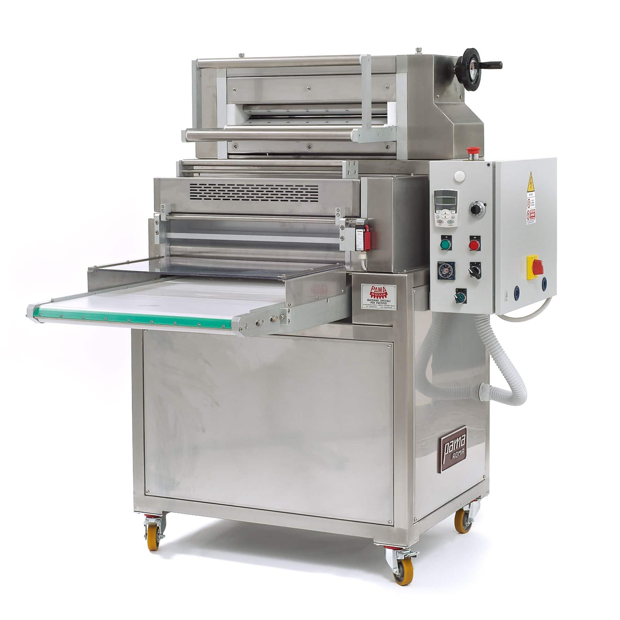Laminoir machine à découper automatique pour le calibrage et la feuille et découpe Fettuccine, Tagliatelles, Tonnarelli, Pappardelle.